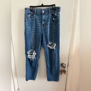 American Eagle Ripped Mom Jeans